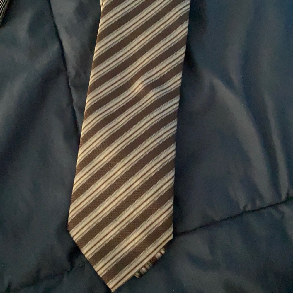 Brown Brioni Tie